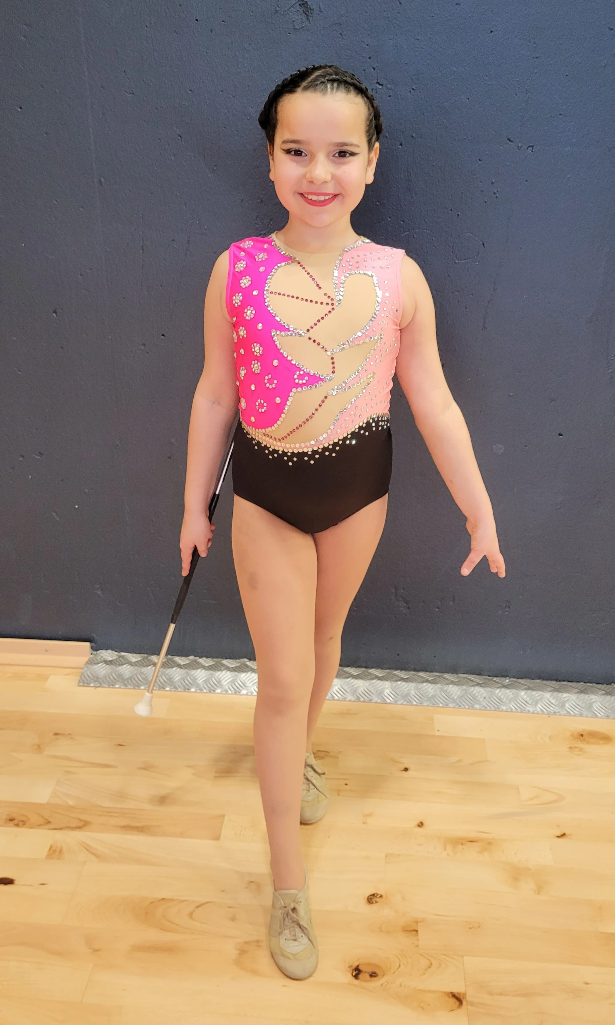 Ceylin, solo 1 bâton cadettes (7ème au régional)