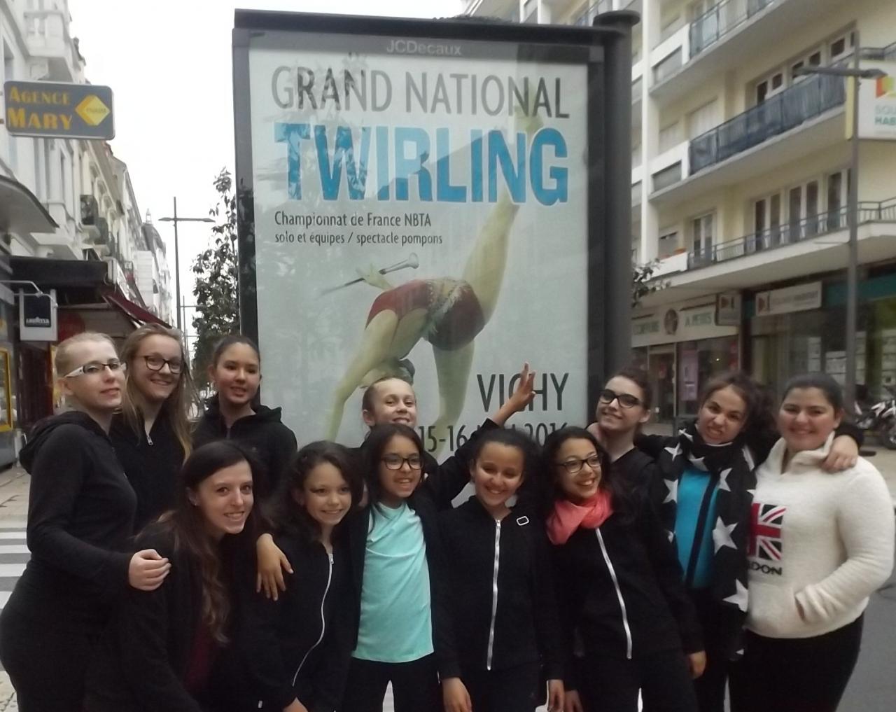 VICHY - le twirling se fait connaître