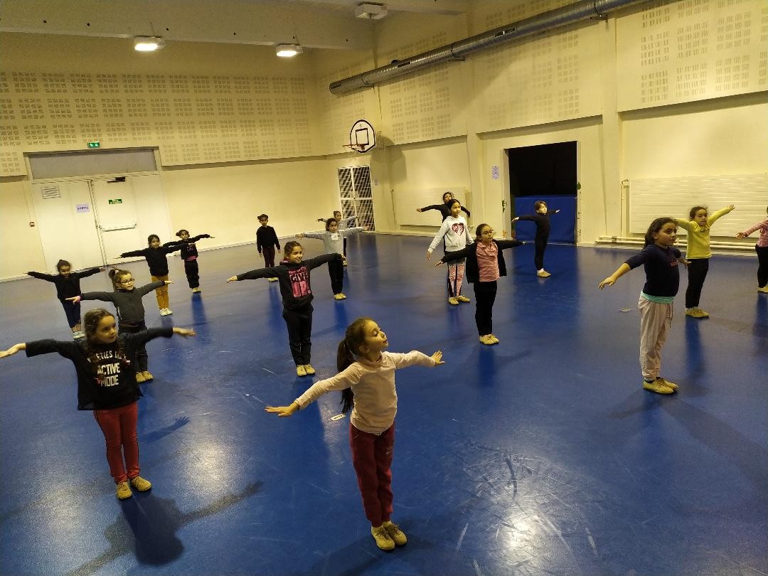 Entrainement gymnase, groupe du mardi