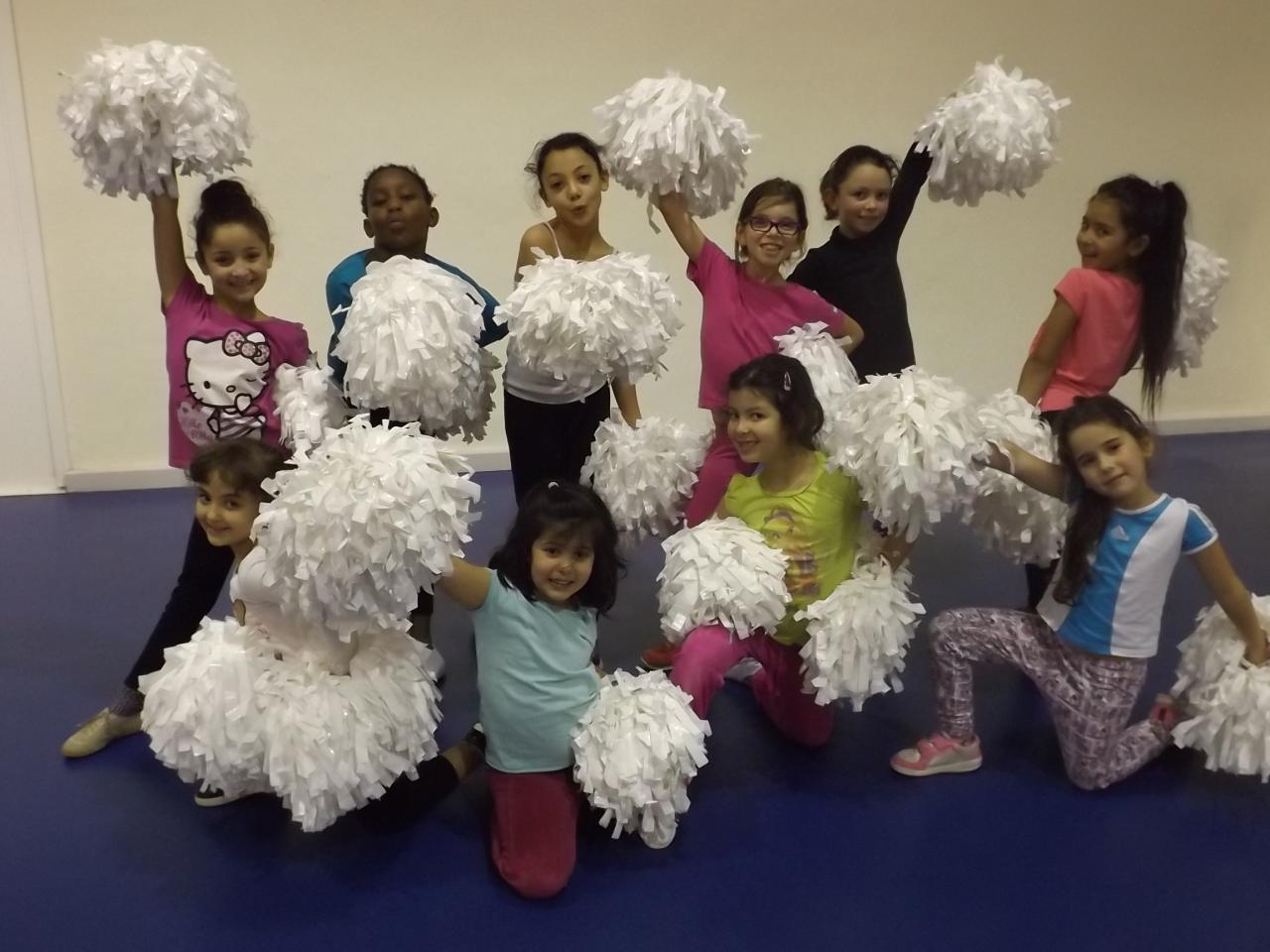 Entrainement des petites en Pompons