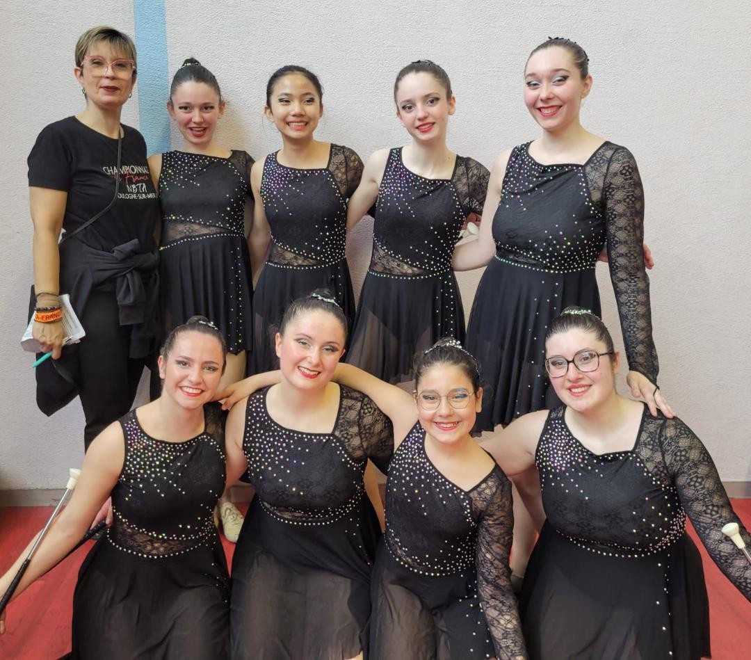 Equipe Danse Twirl Juniors B Vice Championne Régionale