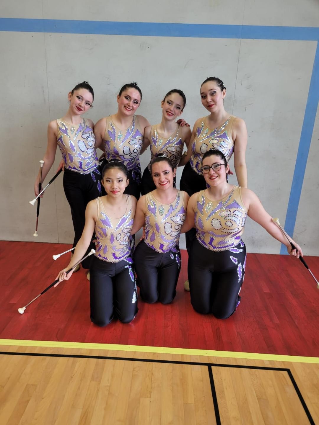 Equipe twirling Séniors B / Championne Régionale